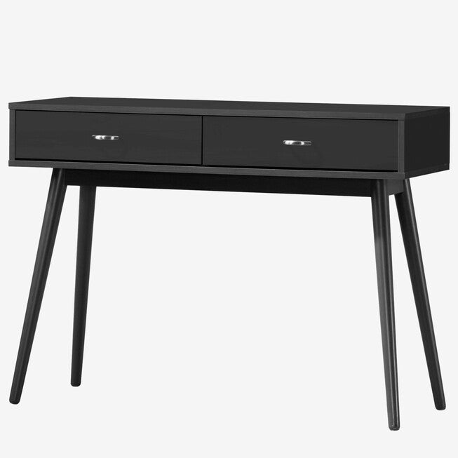 Montage Mid-Century Desk, Black, BLACK, hi-res image number 0