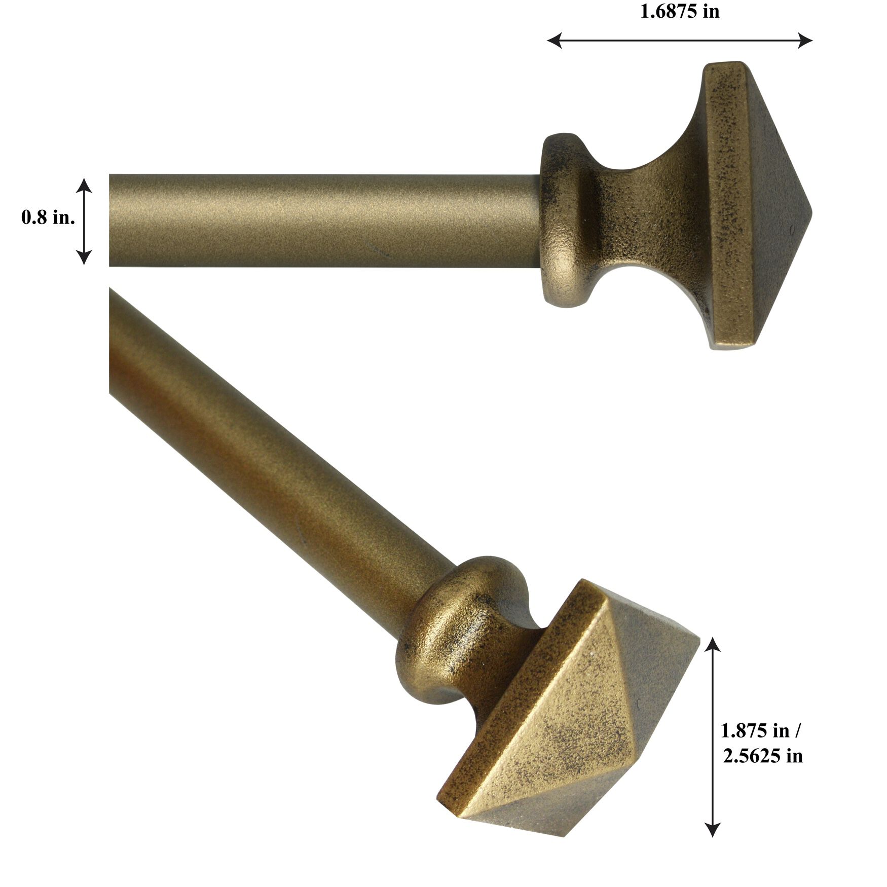 Heritage Leeds Window Curtain Rod Set Window, , alternate image number 4