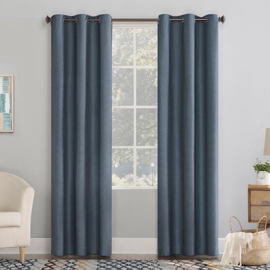 Sun Zero™ Blackout Lindstrom Printed Texture Grommet Panel, 