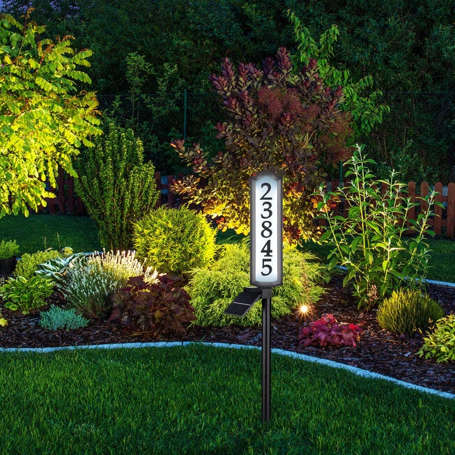 SolarSOLutions™ Aurora Solar LED Address Post, , alternate image number null