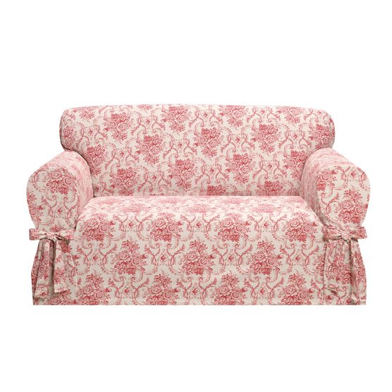 Kathy Ireland Chateau Love Seat Cover, , on-hover image number null