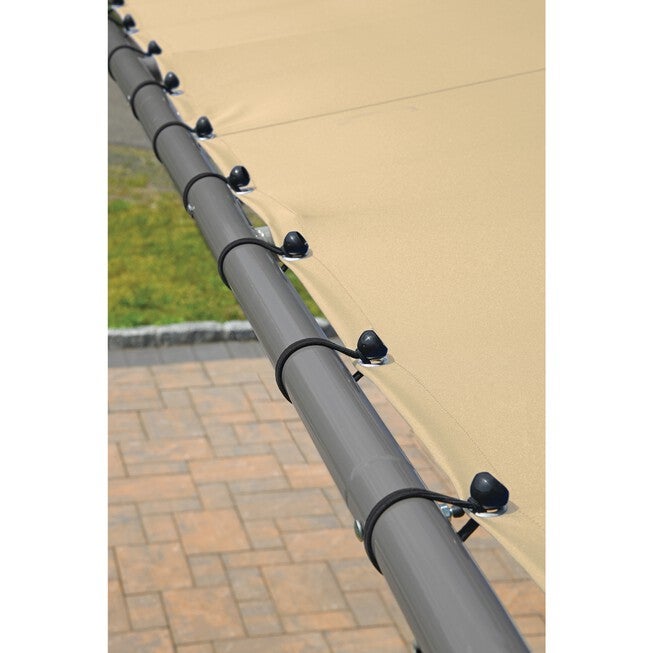 10x6 Solano Gazebo Canopy Tan Cover, , alternate image number 6