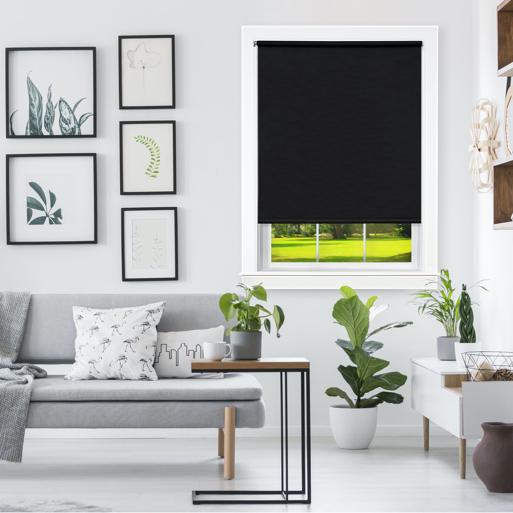 Achim Cords Free Tear Down Room Darkening Window Shade