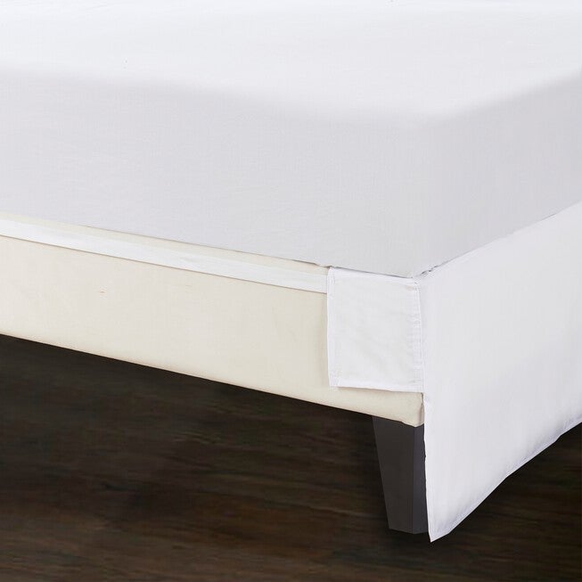 Bed Maker's Adjustable Bed Wrap-Around 15 inches" Tailored Bedskirt , , alternate image number null