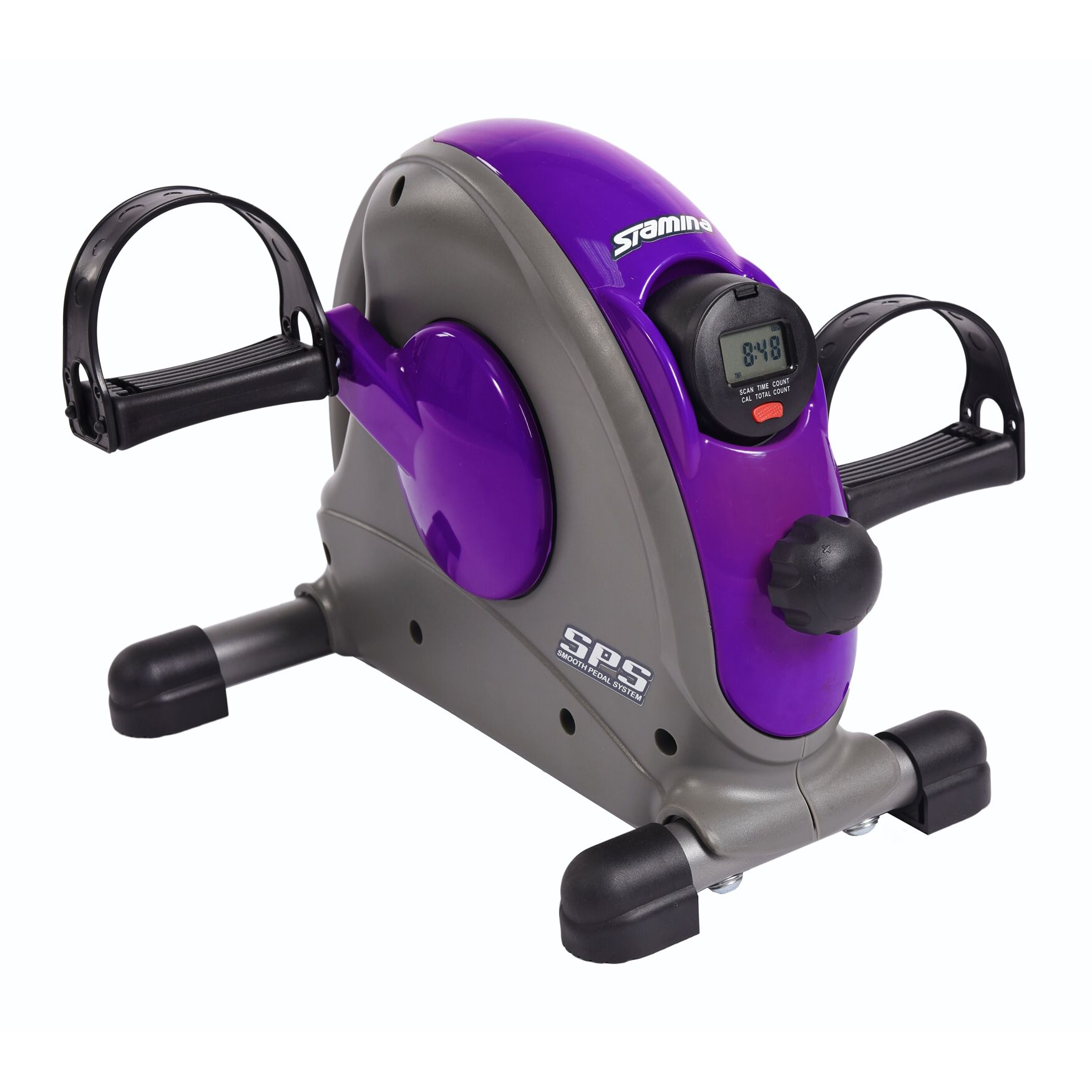 Stamina Mini Exercise Bike, PURPLE GREY, hi-res image number 0