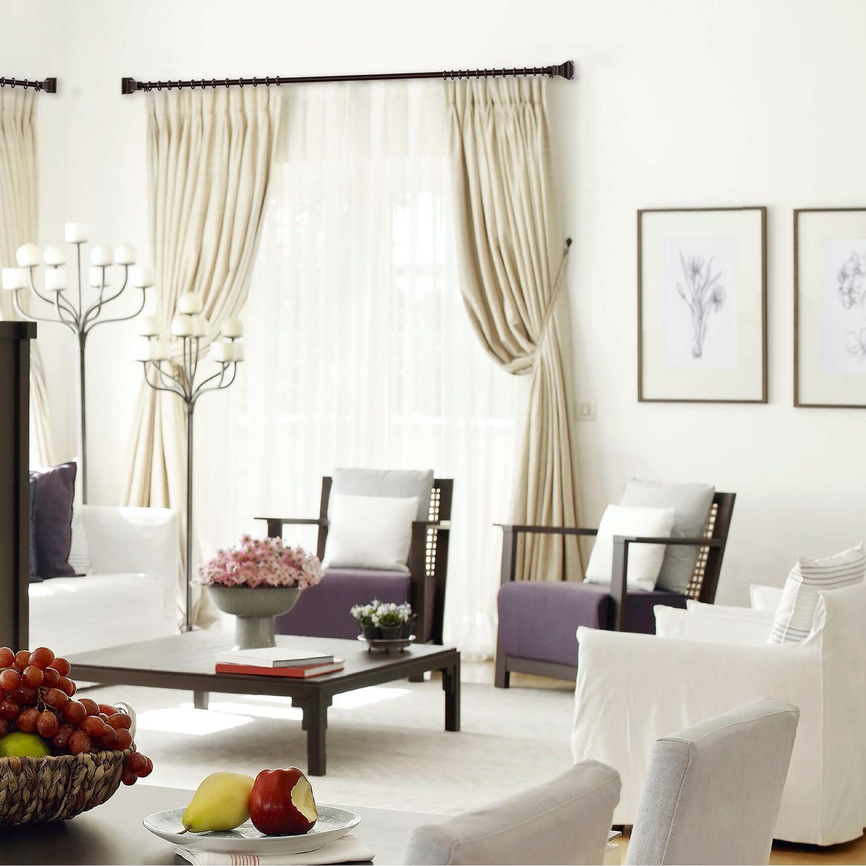 Buono Ii Decorative Rod And Finial Empire, , on-hover image number 1