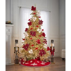 7½' Pre-Lit Champagne Tree