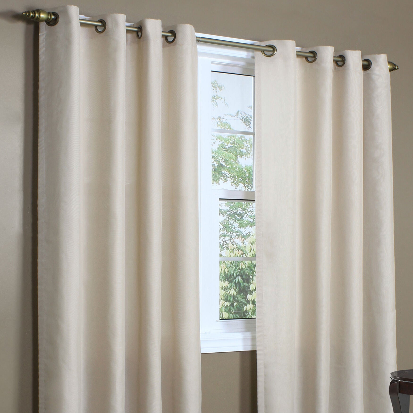 Rhapsody Lined Grommet Top Panel, MUSHROOM, hi-res image number 0