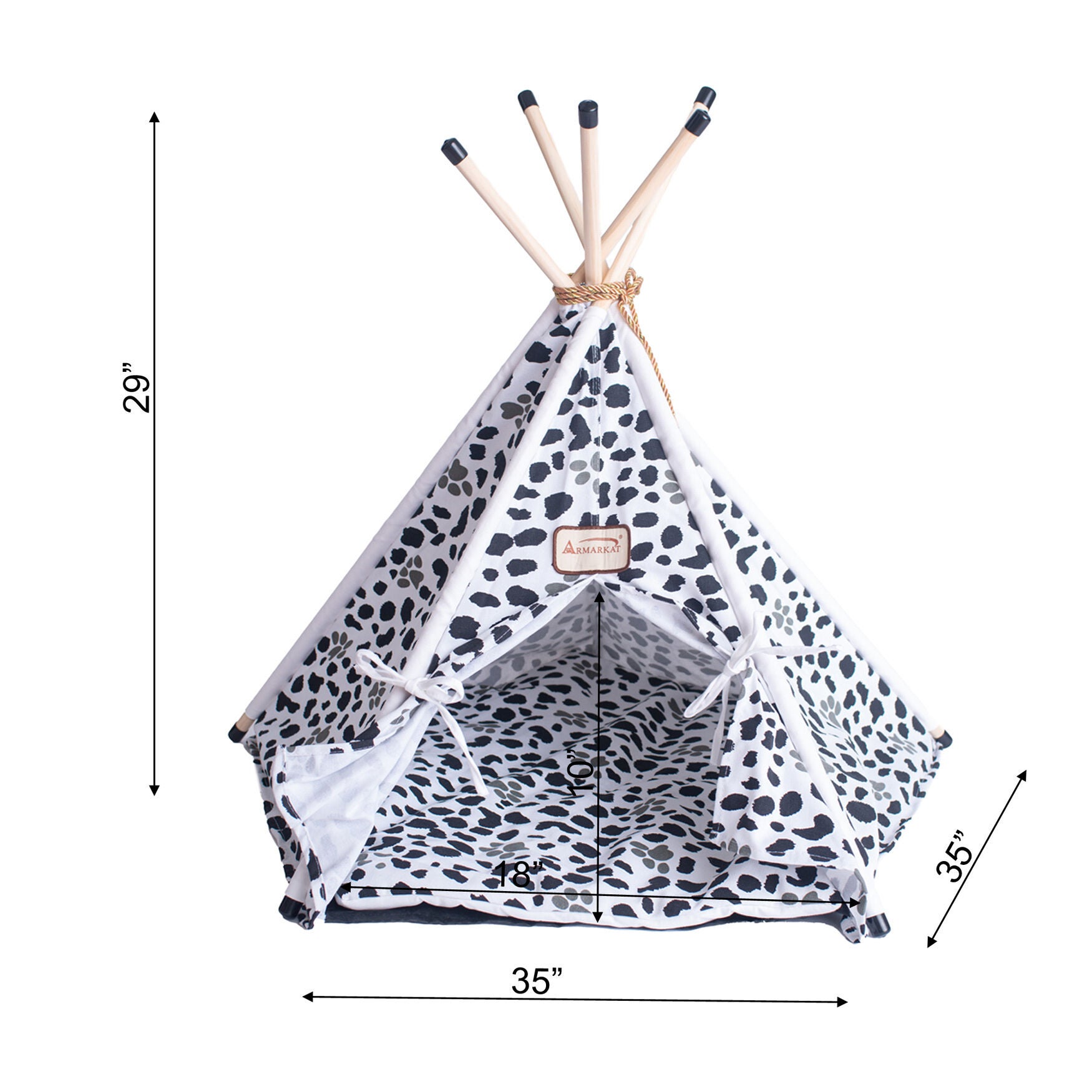 Pet Tent/Teepee Cat Dog Bed, , alternate image number 4