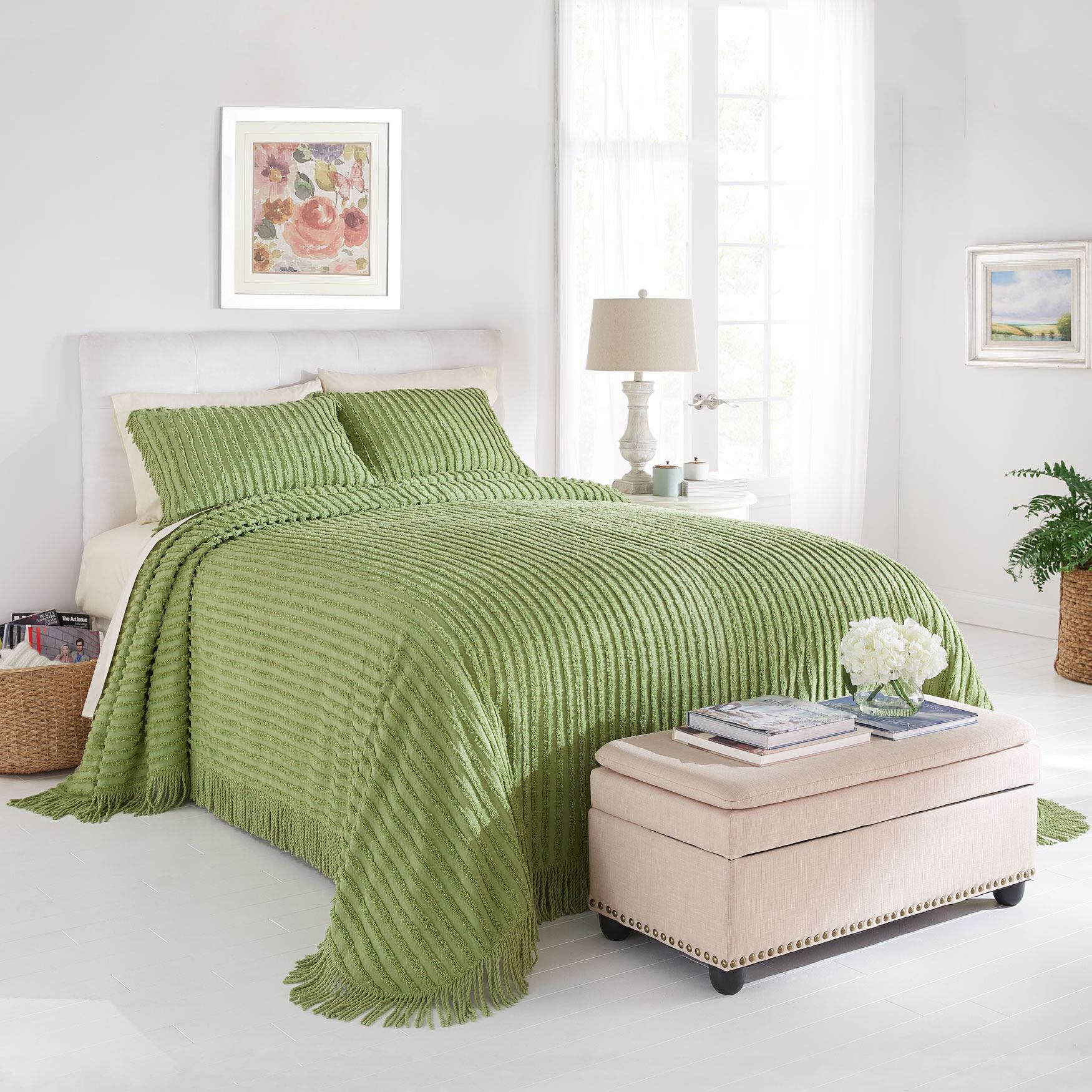 Chenille Bedspread Collection, , hi-res image number 0
