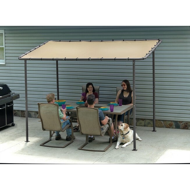 10x6 Solano Gazebo Canopy Tan Cover, , alternate image number 1