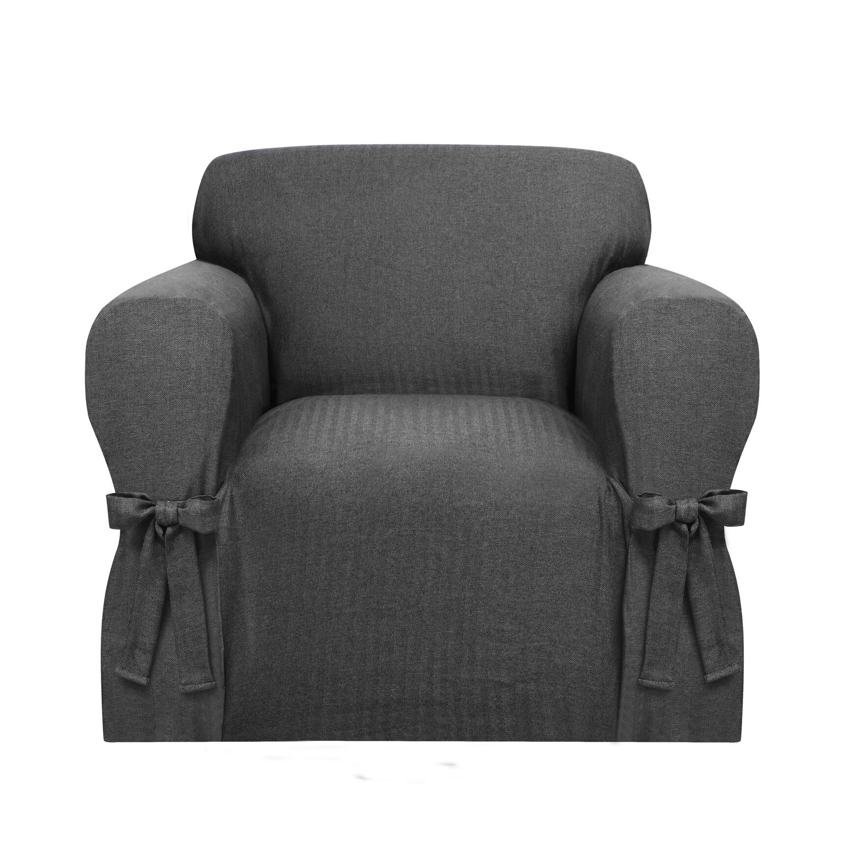 Kathy Ireland Evening Flannel Chair Cover, , on-hover image number 1