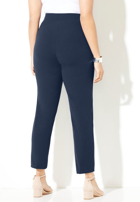 Crepe Knit Pull-On Pant, , on-hover image number null