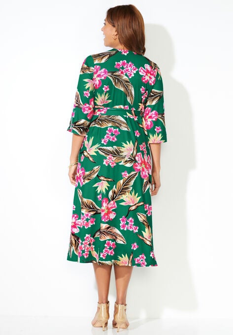 Easy Faux Wrap Dress, , on-hover image number null