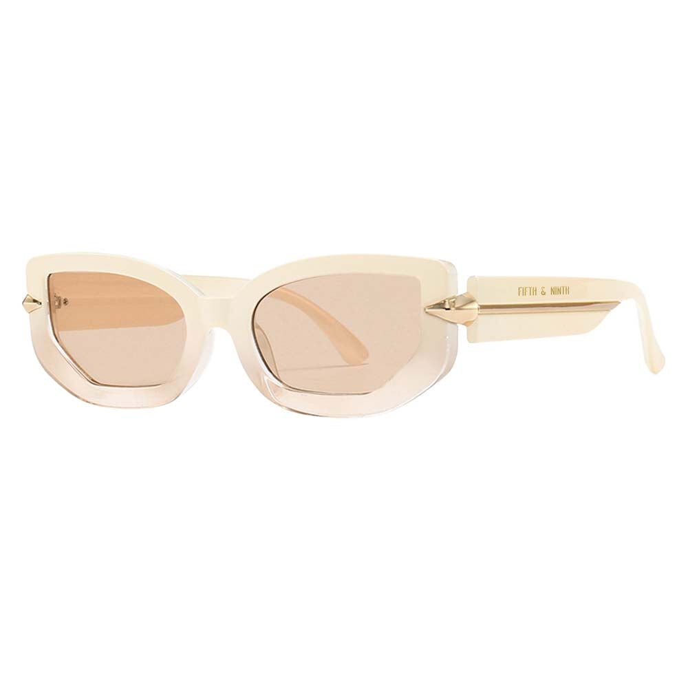 Elle Polarized Sunglasses, CREAM, alternate image number 1