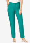 Linen Pleat-Front Pant, WATERFALL, hi-res image number null