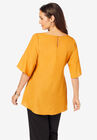 Tie-Front Tunic, , on-hover image number null