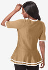 Peplum Sweater, , on-hover image number 1