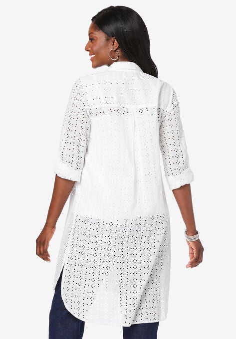 Eyelet Mega Shirt, , on-hover image number null