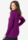 Ribbed Zipper Cardigan, , alternate image number null