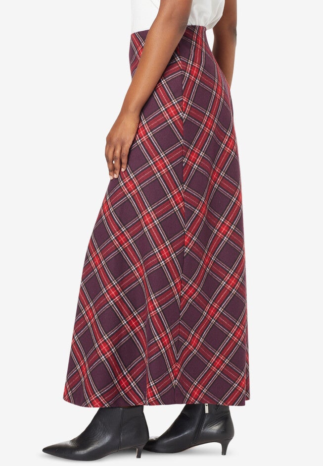 Wool-Blend Maxi Skirt, , alternate image number null