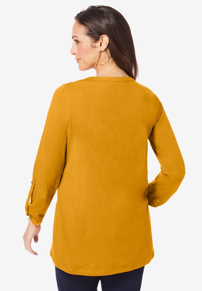 Henley Tunic, , on-hover image number 1