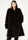 Faux Fur Swing Coat, , alternate image number 3