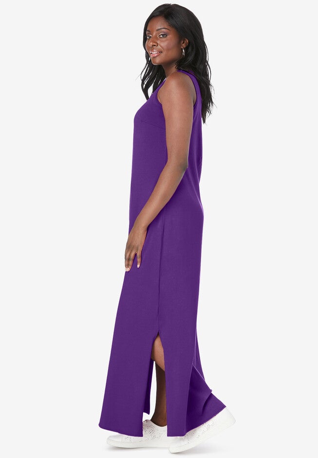 Lace Up Maxi Dress, , alternate image number null