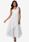 Flyaway Maxi Dress, WHITE DOT, hi-res image number null