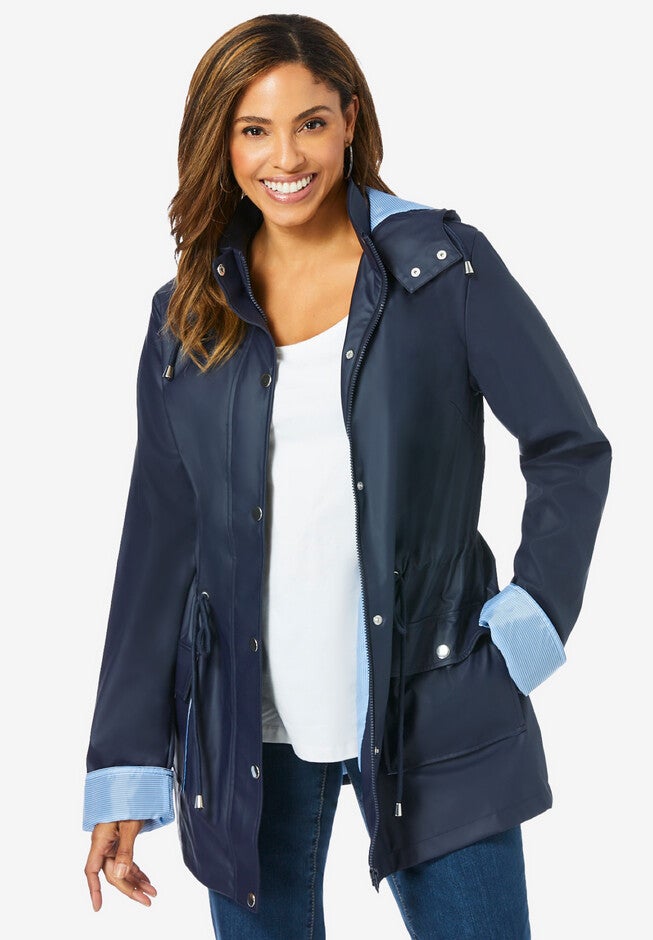 Hooded Raincoat, , alternate image number 3