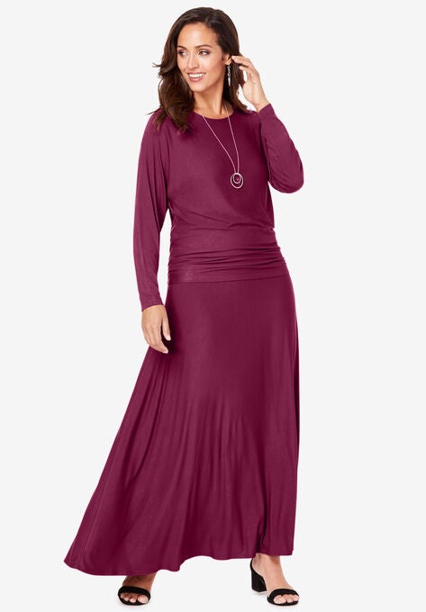 Dolman Sleeve Skirt Set, BERRY TWIST, hi-res image number null