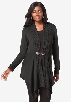 Toggle-Front Cardigan