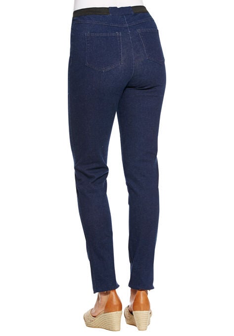 Straight Leg Stretch Denim Jeggings, , alternate image number null