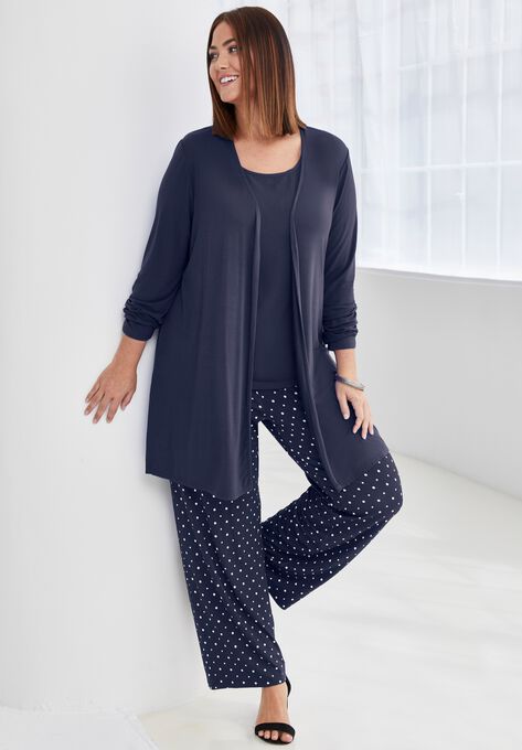 Open-Front Cardigan, , alternate image number null