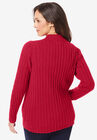 Ribbed Zipper Cardigan, , on-hover image number null