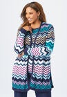Chevron Cardigan, MULTI CHEVRON, hi-res image number null