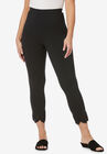 Cut Out Capri Legging, BLACK FLORAL EYELET, hi-res image number null