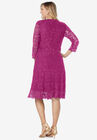 Lace Fit & Flare Dress, , on-hover image number 1