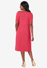 Square Neck Midi Dress, , on-hover image number 1