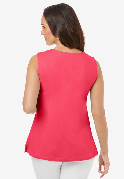 Square Neck Tank, , on-hover image number null