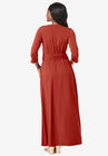 Faux Wrap Maxi Dress, , on-hover image number 1