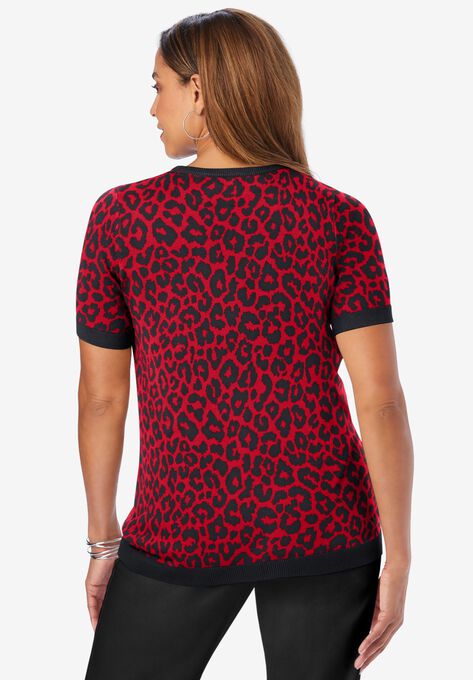 Fine Gauge Crewneck Shell, , on-hover image number null