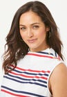 Button Neck Tank, , alternate image number null
