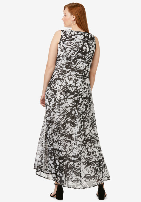 Printed Maxi Dress, , on-hover image number null