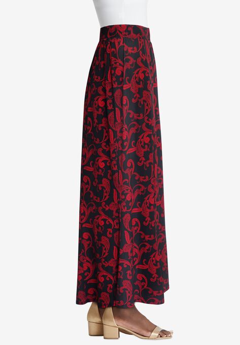 Travel Knit Maxi Skirt, , alternate image number null