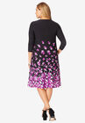 Three-Quarter Sleeve T-shirt Dress, , on-hover image number null