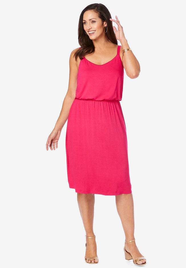 Blouson Sundress, PINK BURST, hi-res image number 0