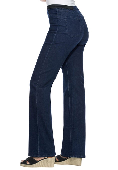 Bootcut Stretch Denim Jeggings, , alternate image number null