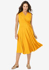 Drape-Over Dress, SUNSET YELLOW, hi-res image number 0