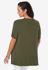 V Neck Swing Tunic, , on-hover image number null
